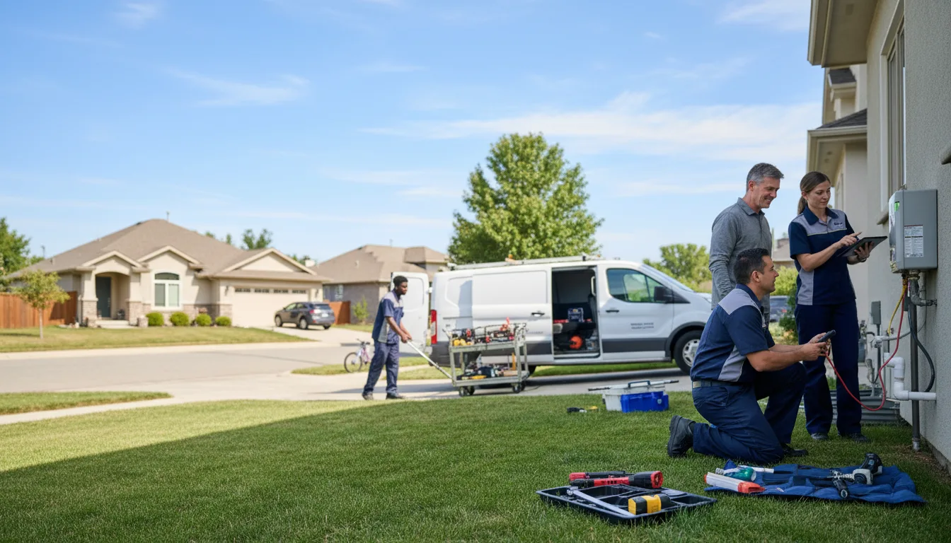 Tankless water heater service in Barnes, KS